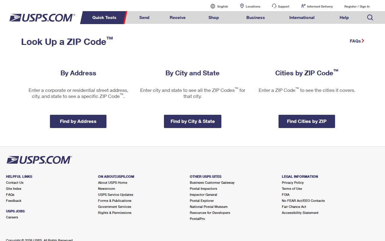 Town of Newburgh ZIP code directory USPS address lookup